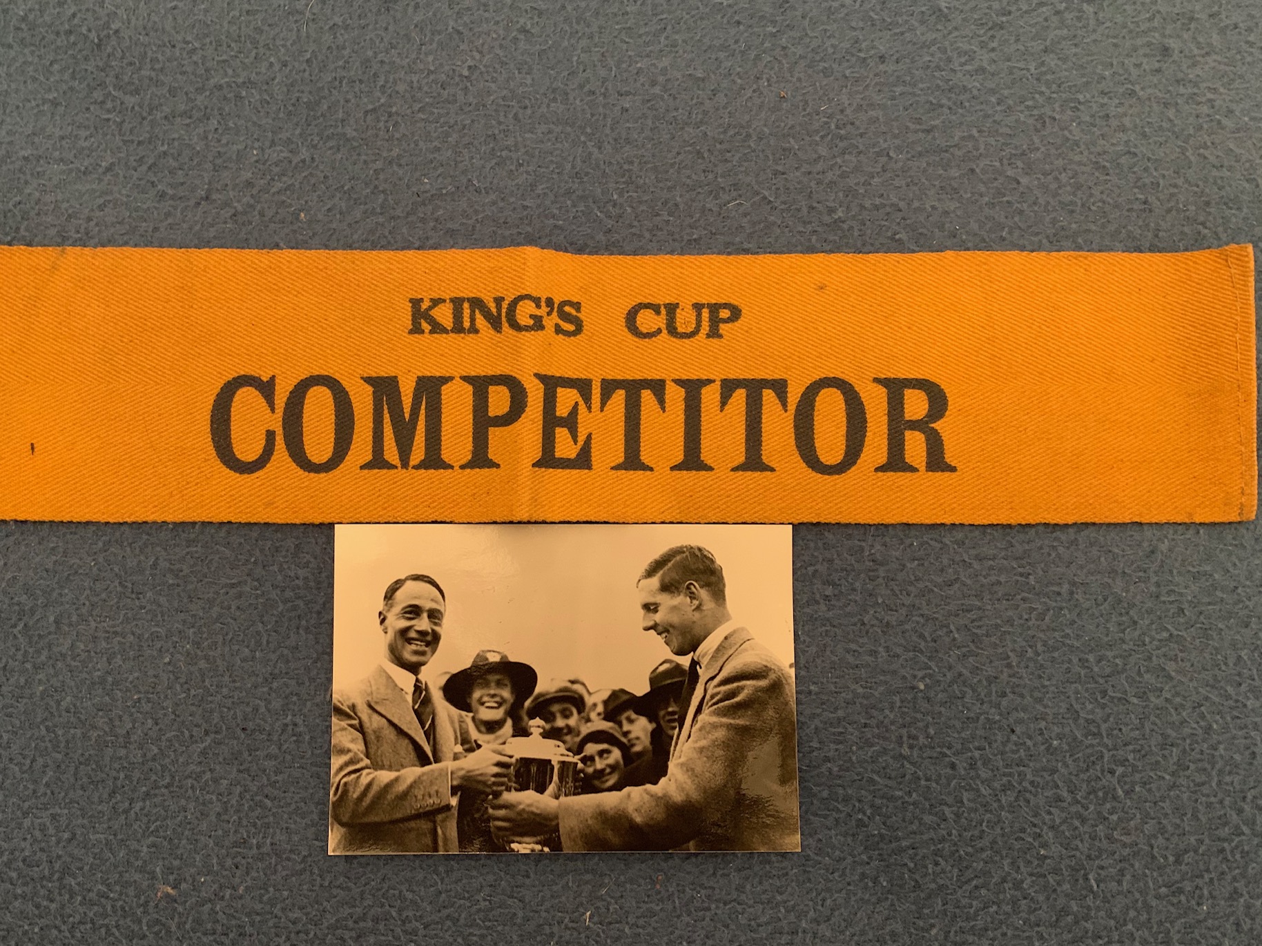 cecil edwards kings cup armband 1931