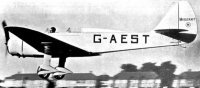 G-AEST with open cockpit
