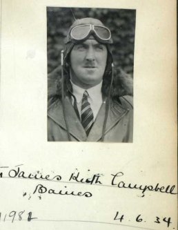 James Baines Aviators Certificate 1934