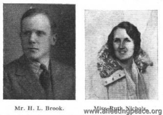 HL Brook, Ruth Nichols
