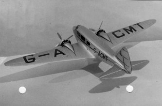 MacRobertson Race 1934 Airspeed Envoy model (Turner, Stack) [0823-0005]